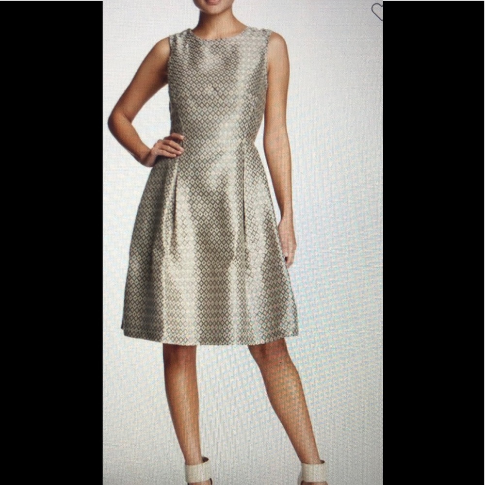 COPY - Max Studio sleeveless brocade dress. Size 2.